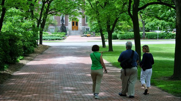 residents in Guelph downtown park