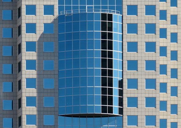 Winnipeg downtown buildings glass reflection rentals apartment