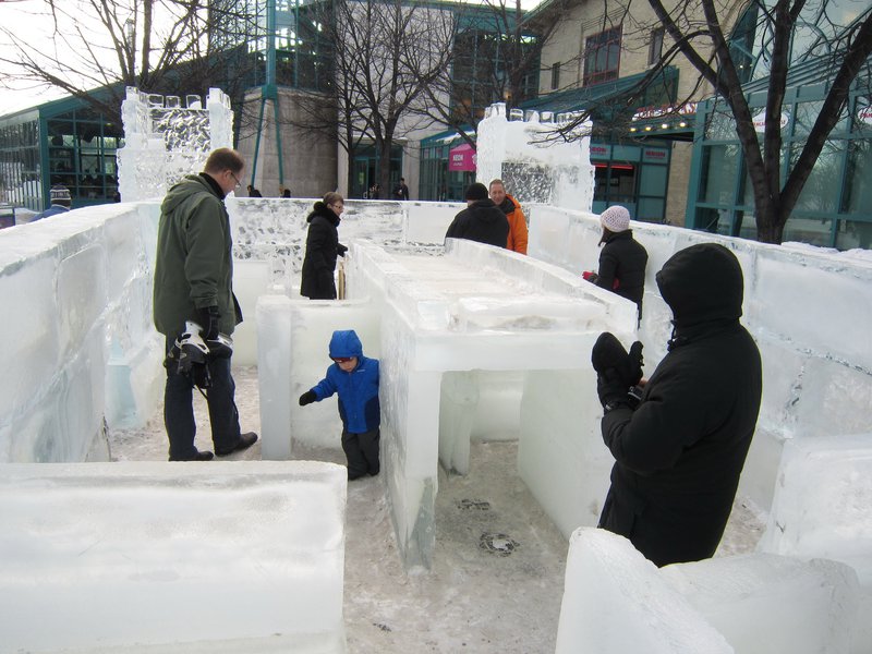 Winnipeg ice fort children lifestyle family