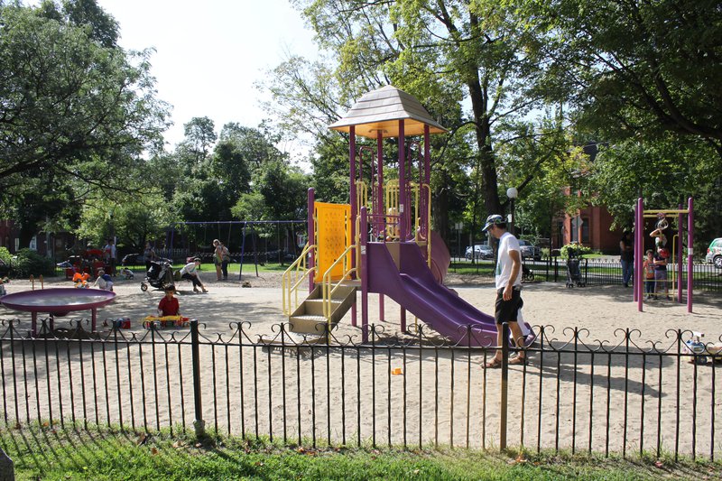 Chinatown Ottawa Neighbourhood Playground Structure Play