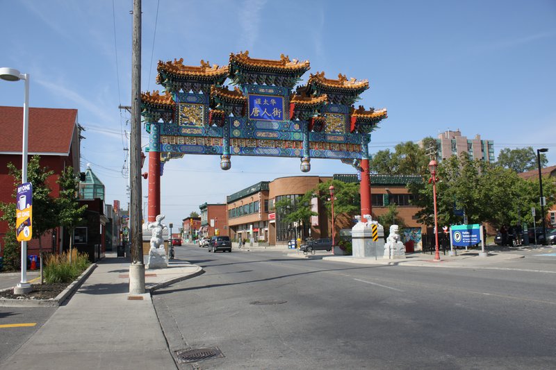 Chinatown Ottawa Neighbourhood Arch Fancy Gold