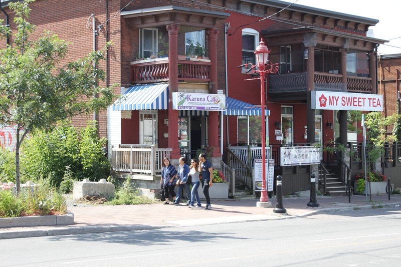 Chinatown shops street store rental rentals pedestrian Ottawa