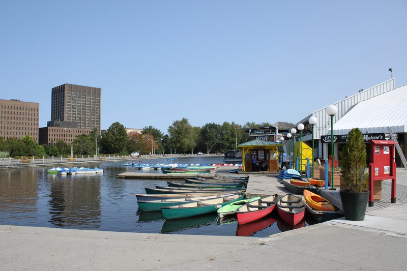 Canoe Dow's Lake Kayak Downtown neighbourhood Ottawa