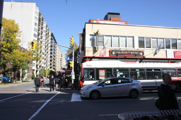Centretown Square Street Busy Pedestrians Apartment for rent
