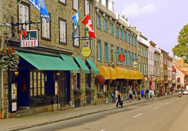 Quebec City Street Life and Style Canada