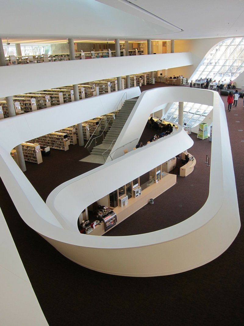 Surrey library downtown books city