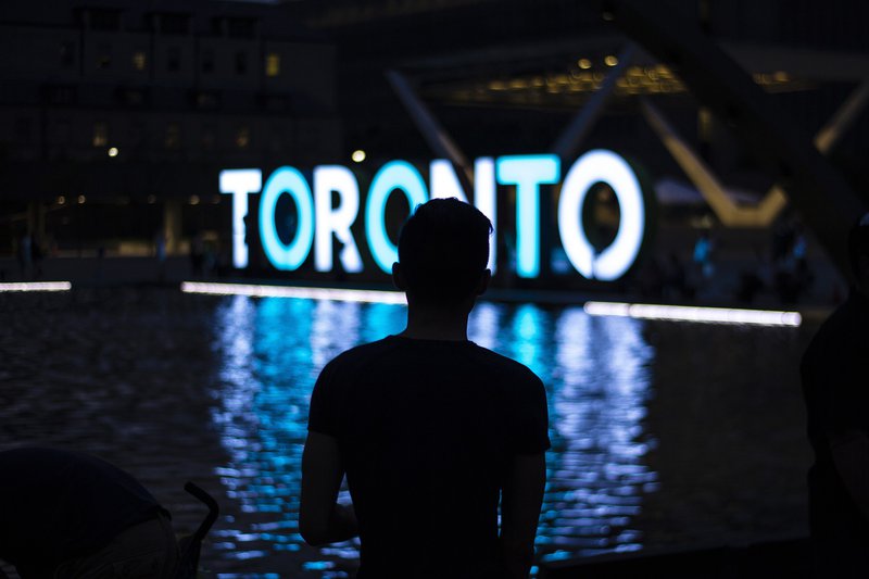 Toronto Sign Downtown Attraction Tourism