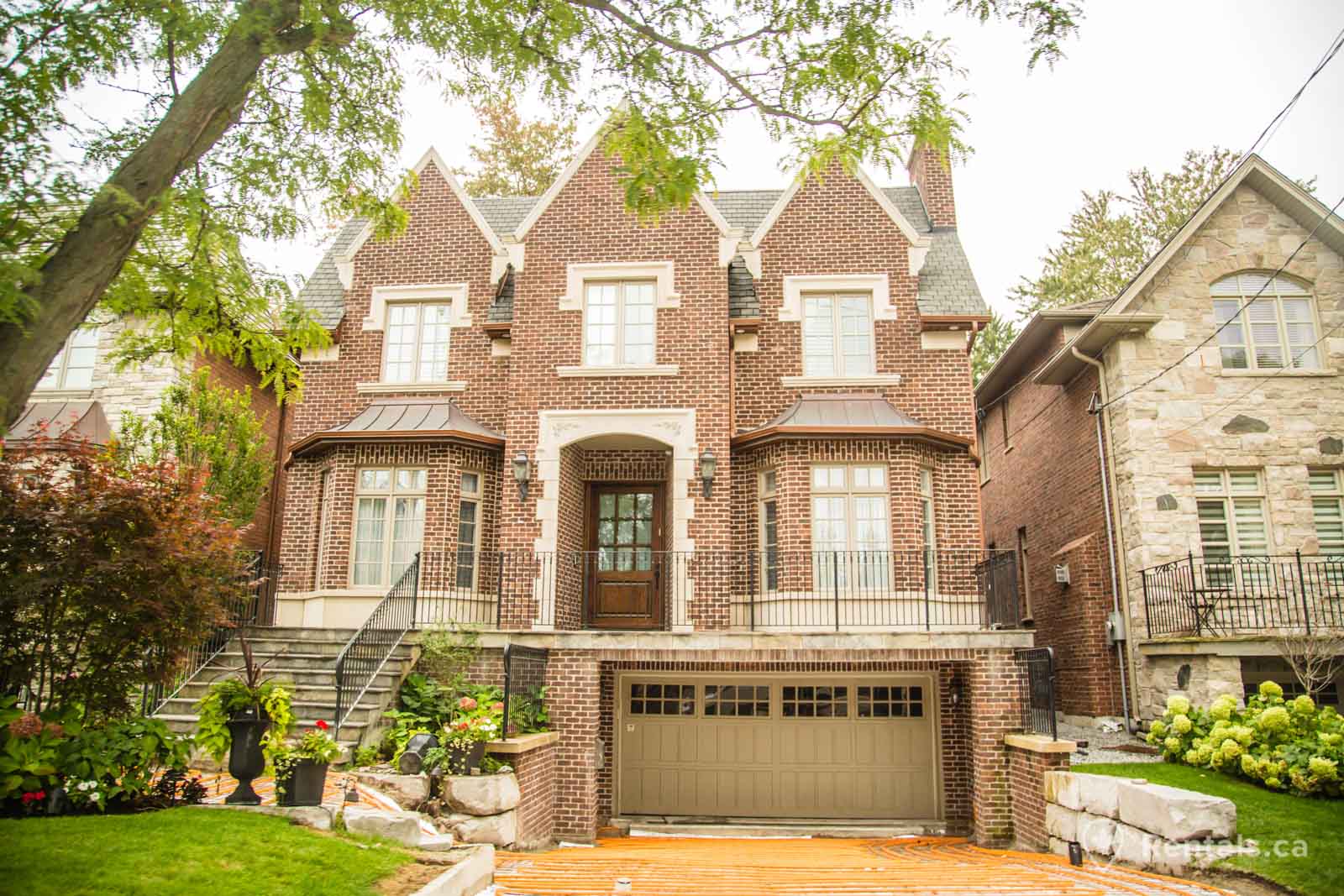 Lawrence Park typically has houses and sections of houses for rent