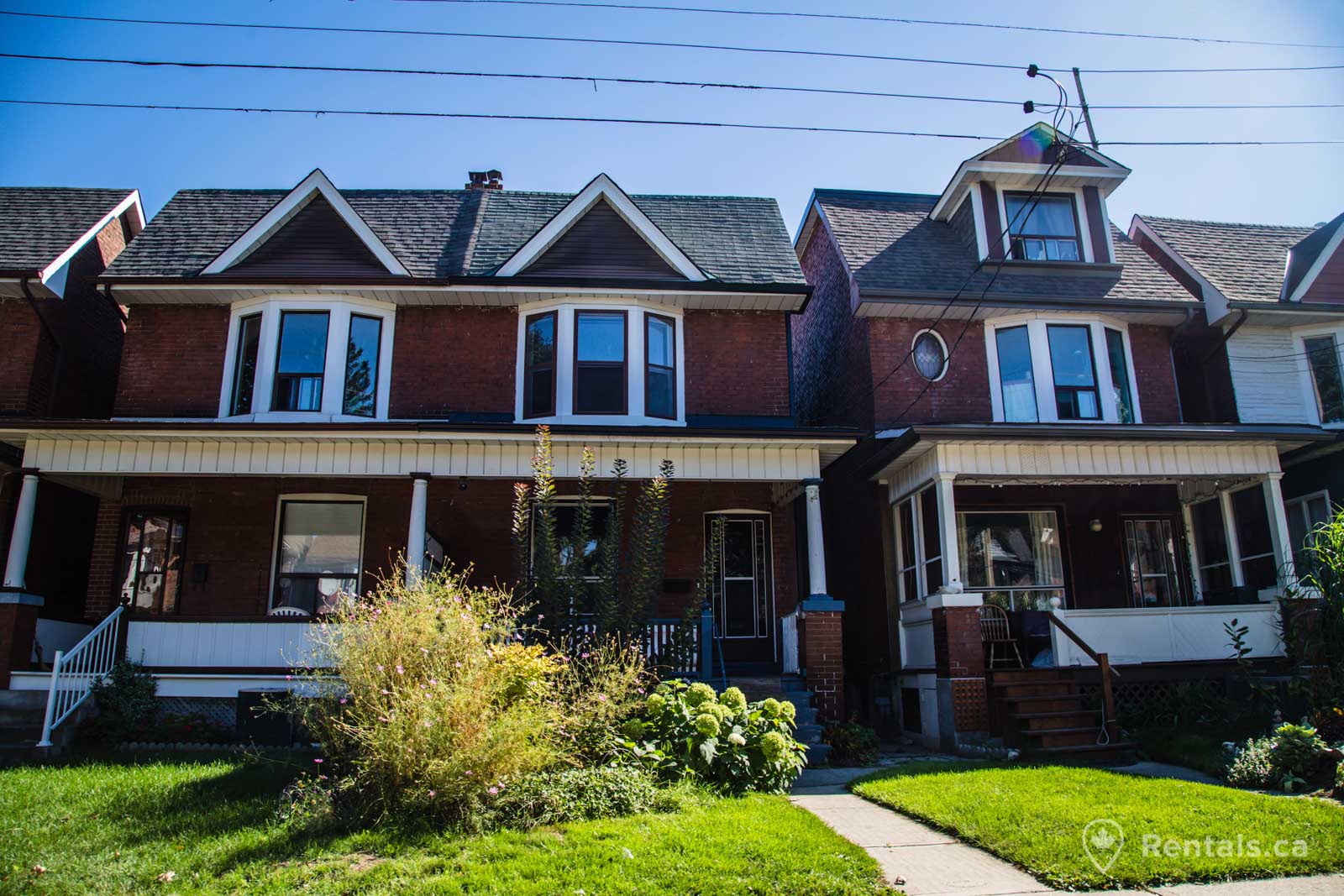 Roncesvalles Village Homes for rent on the side streets along the main streets