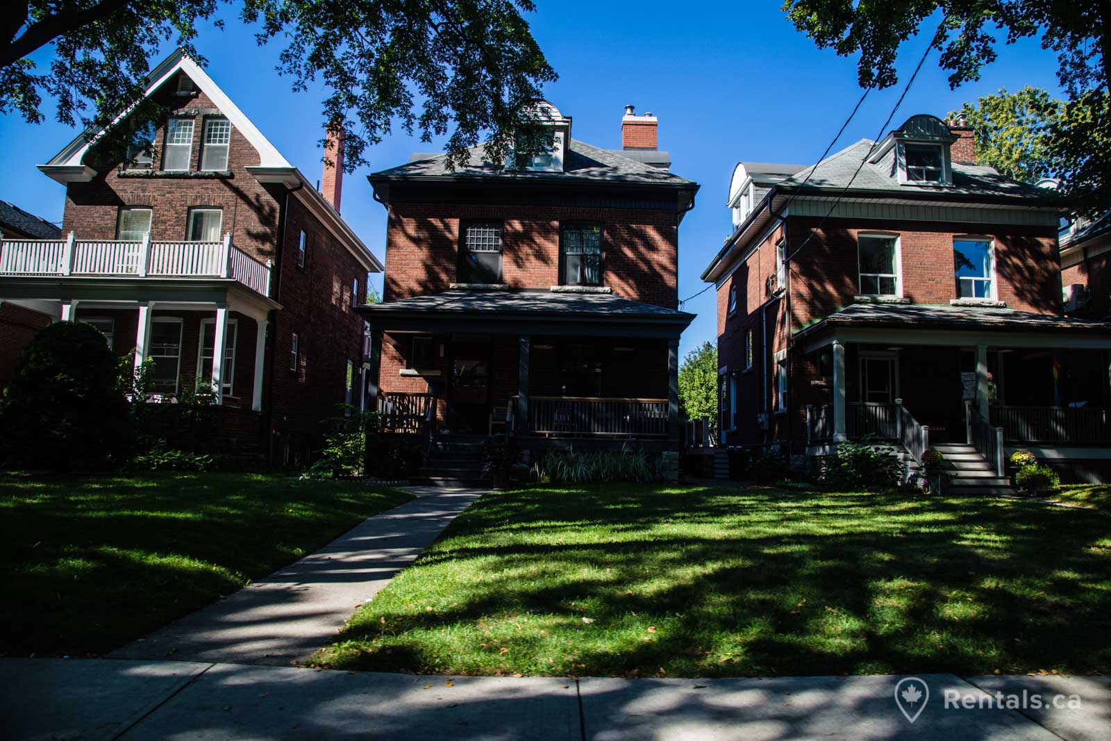 Small town feel just outside the core with many Victorian style houses just a walk away from night life