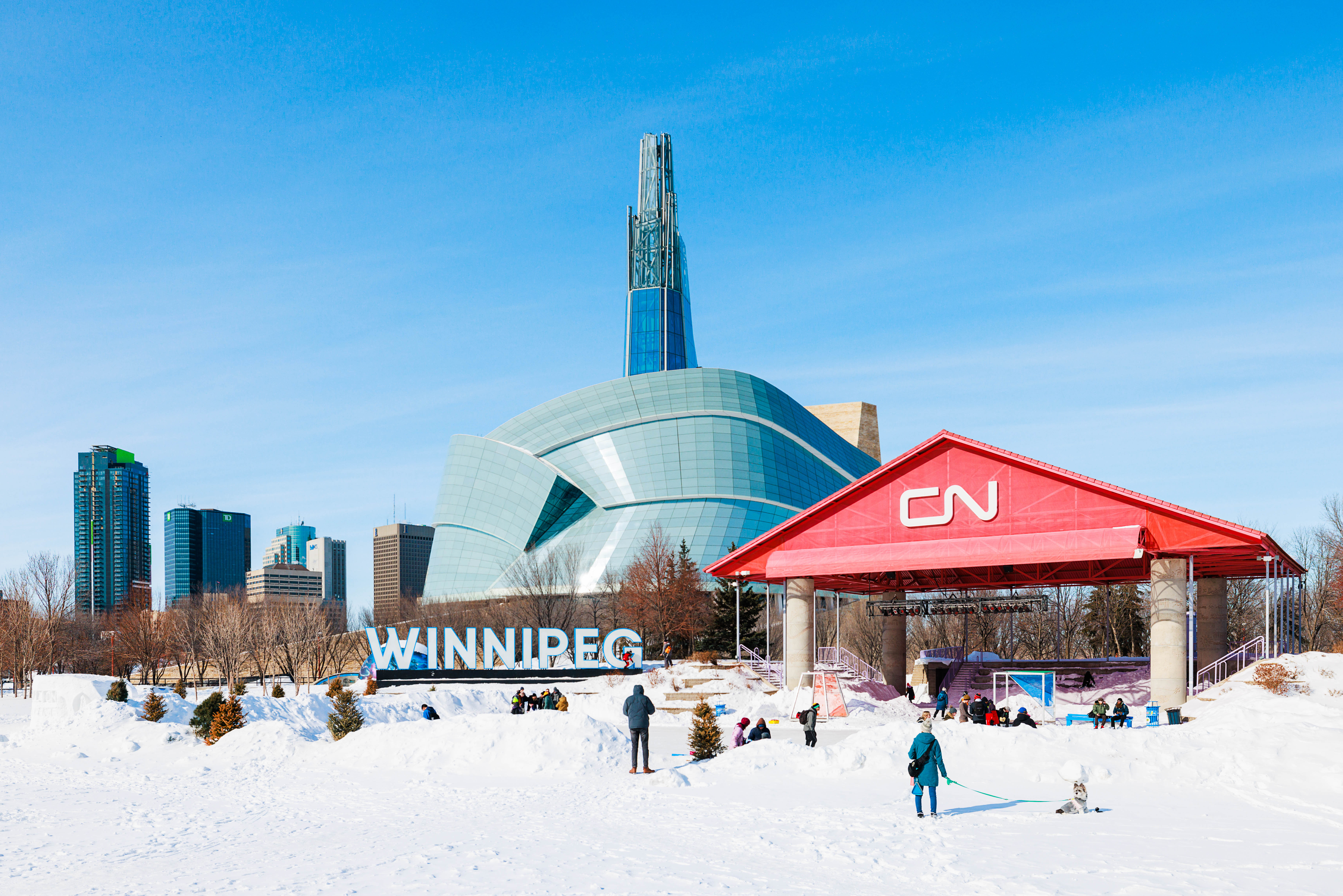 Appartements à louer à Winnipeg en hiver près de La Fourche Photo par Salvador Maniquiz