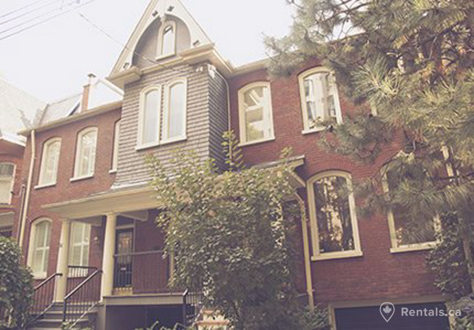 Victorian houses can be found to rent in the Church and Wellesley area