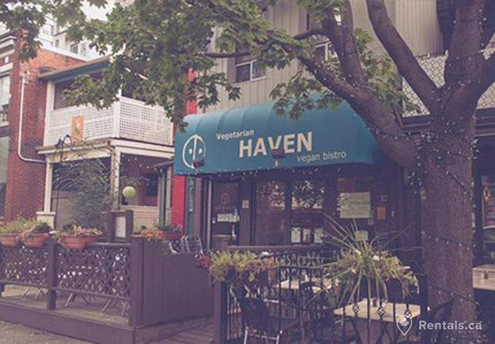 Restaurants with rental properties on upper level located in Baldwin Village