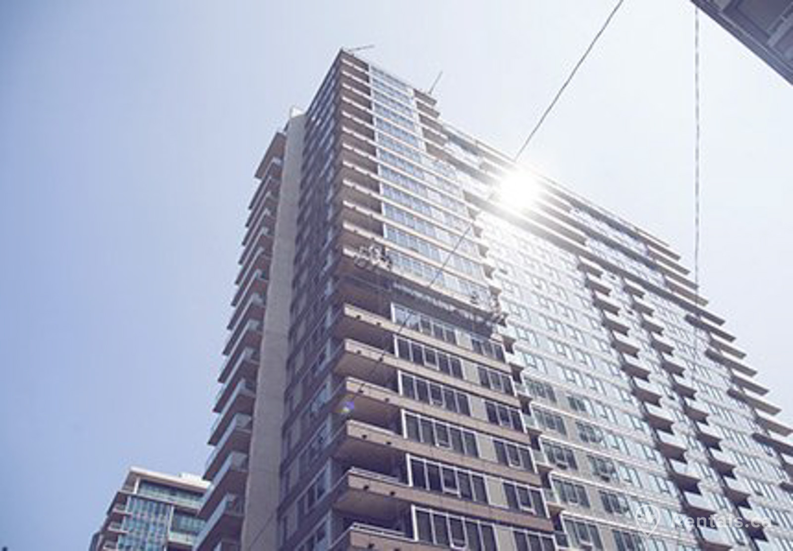 Liberty Village rental stock made up of tall condo building units