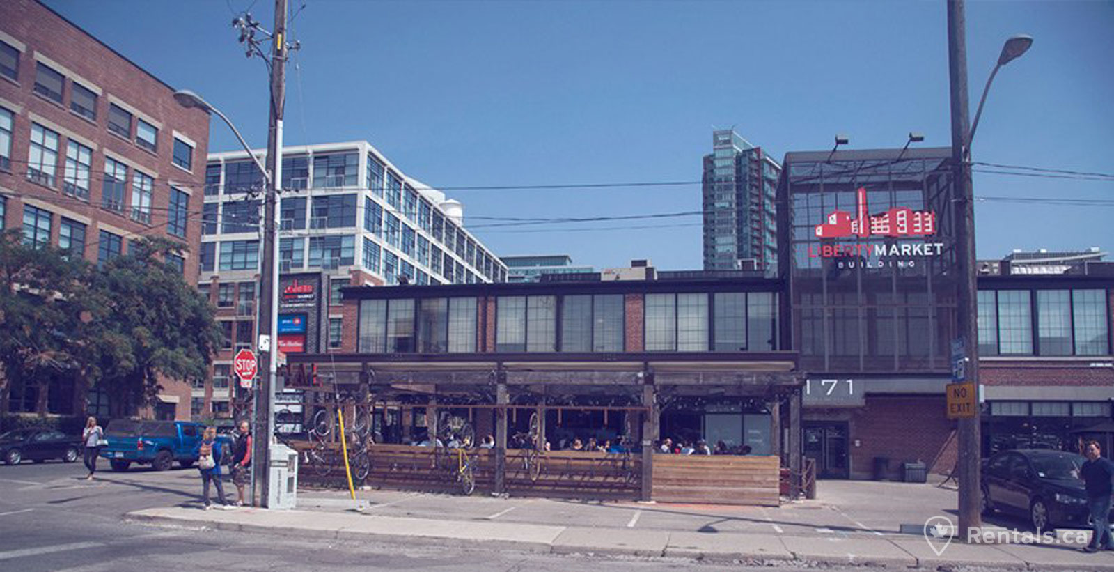 Liberty Village rental homes near trendy bars and shops
