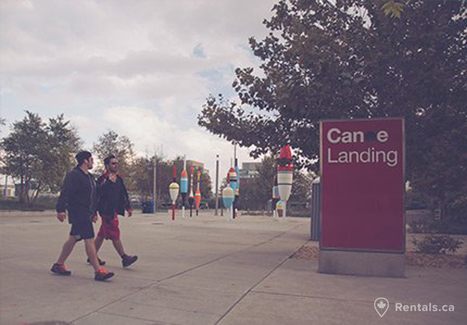 Rental condos in city place near canoe landing park