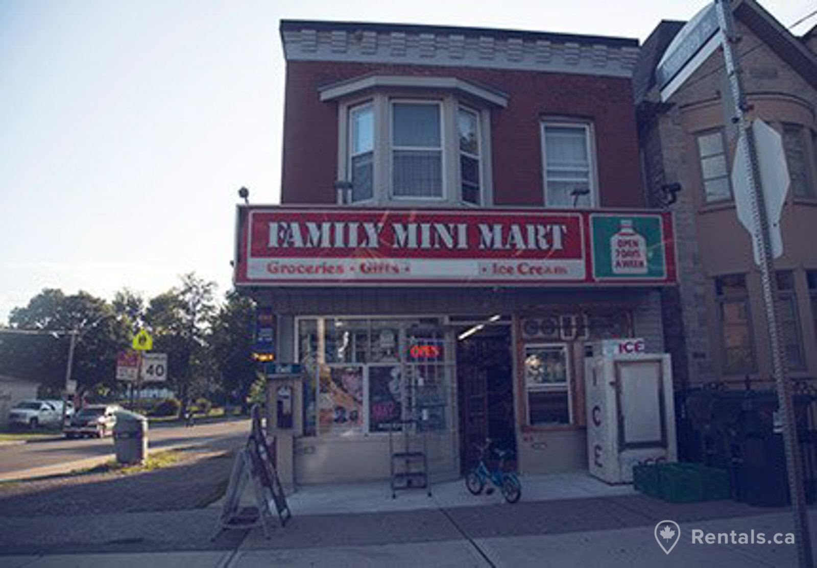 Corner stores with rental unit above located in the Upper Beaches Neighbourhood