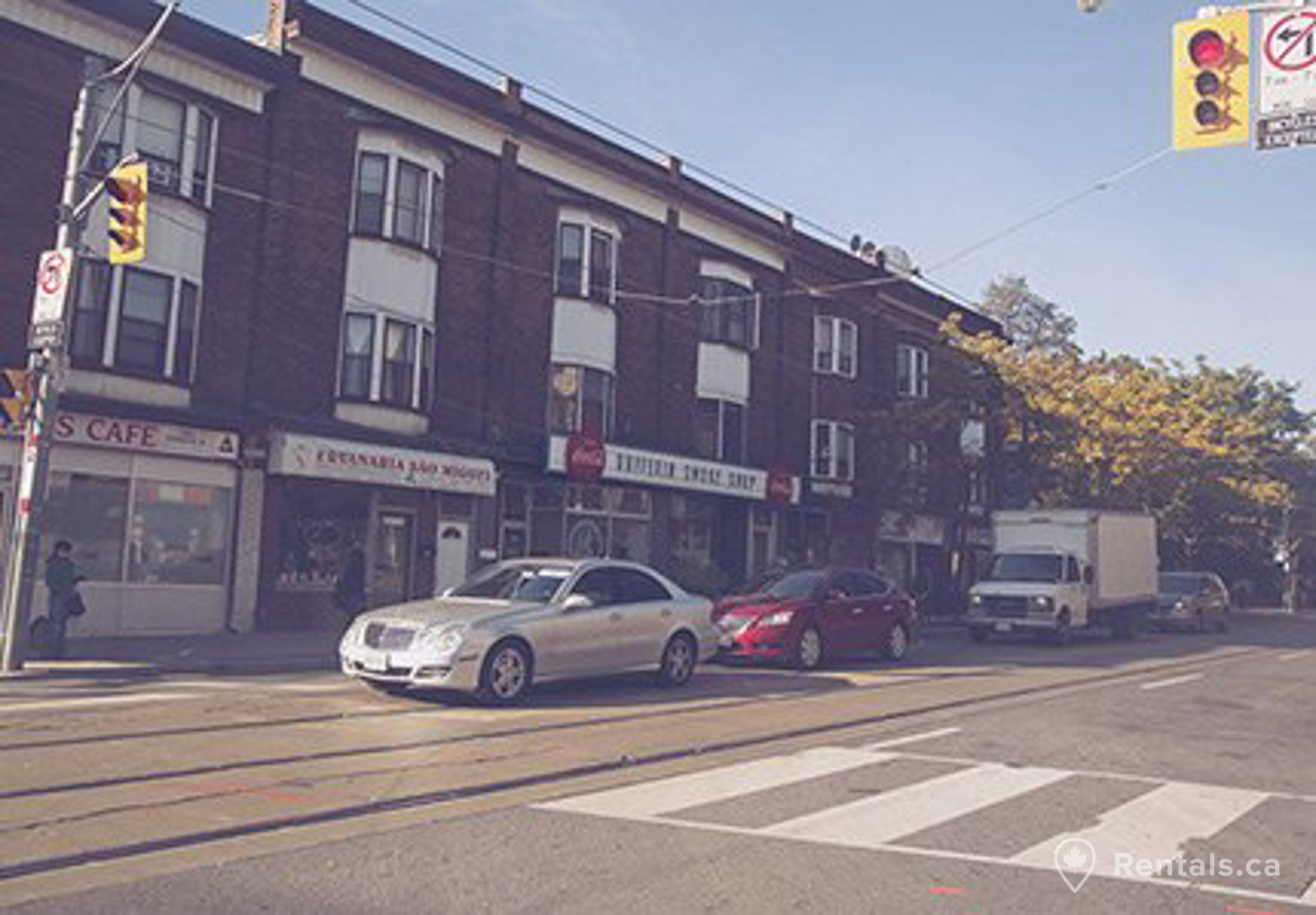 Apartments for rent with street level shops in dufferin grove