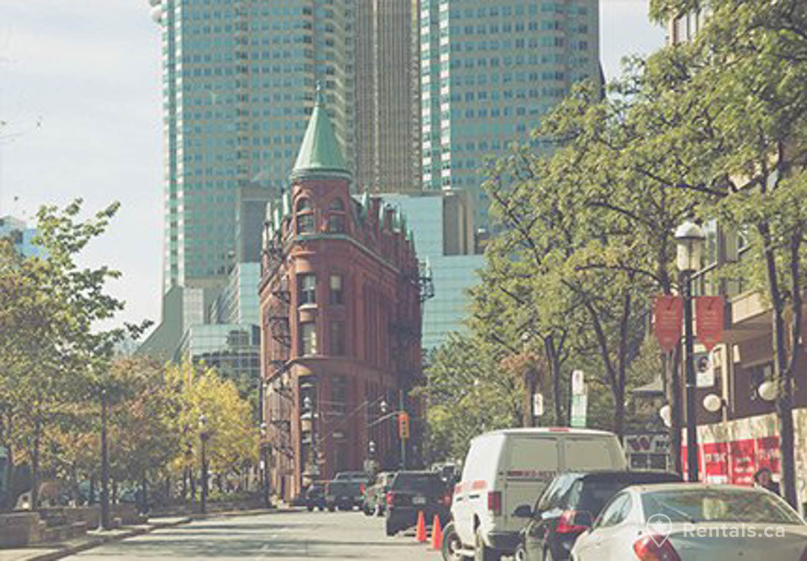 Flat Iron building a familiar site in the St. Lawrence neighbourhood near homes for rent