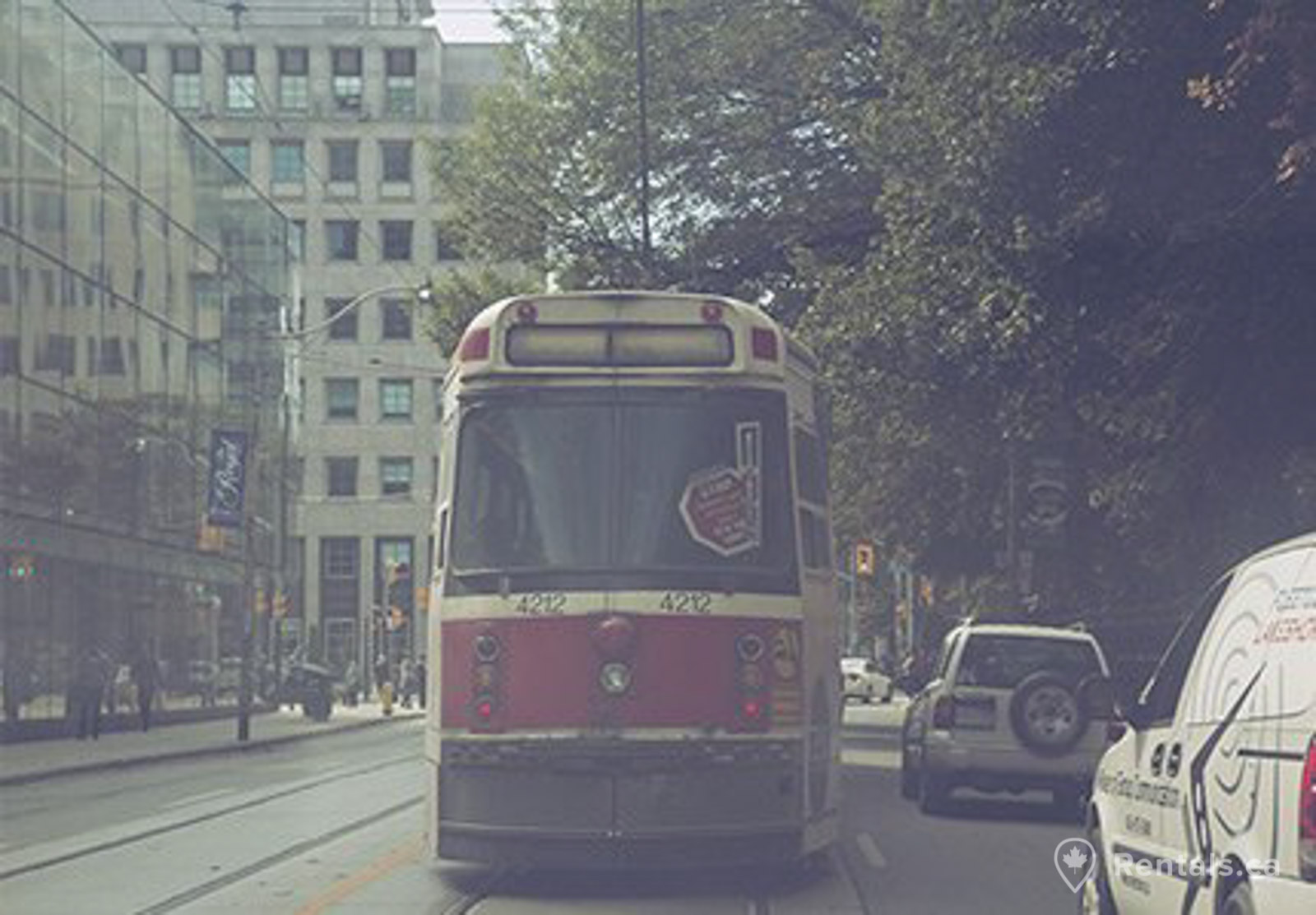Financial district close to major street car lines convenient for rental homes in the area