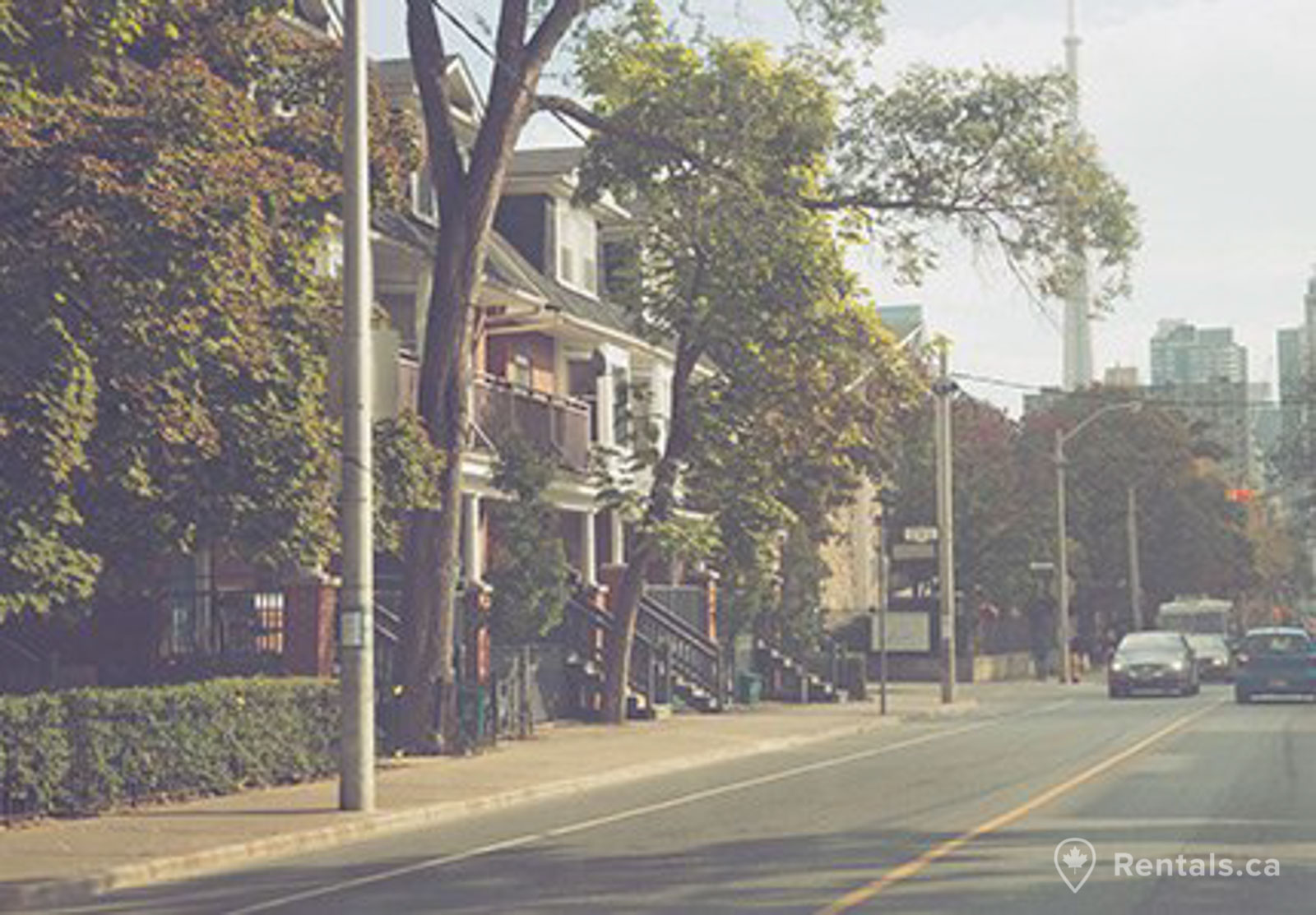 Duplex houses for rent in Baldwin village near scenic Toronto views