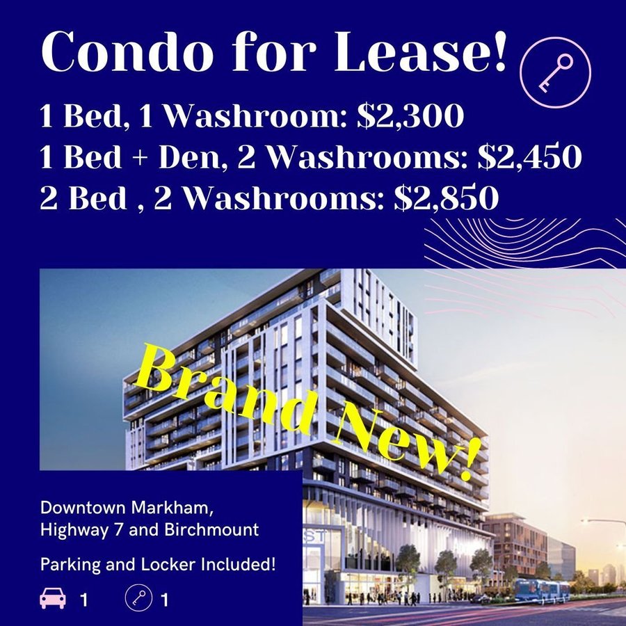 Markham ON Condos for Rent