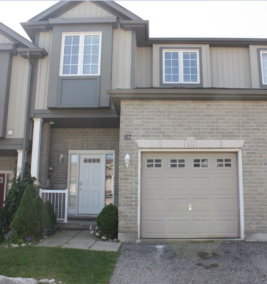 67 Rockcliffe Drive, Kitchener, ON Town House for rent