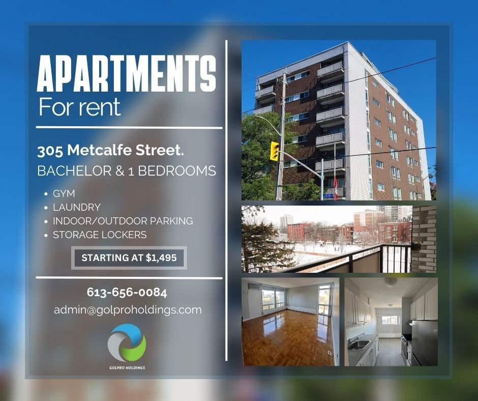 305 Metcalfe Street, Ottawa, ON Apartment for rent